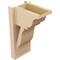 Ekena Millwork 8-in W x 12-in D x 20-in H Funston Trad Rough Cedar Woodgrain TimberThane Outlooker, Primed Tan OUTUR080X12X20FST04RCPR - alternate 4
